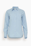Nili Lotan Tops Perine Shirt in Light Blue