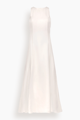Iraka Detailed Maxi Dress in Ivory