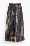Sacai Sacai x A.P.C. Quilts Skirt in Brown Multi
