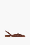 Marion Parke Ballet Flats Patty Slingback in Luggage Braided Nappa Marion Parke Patty Slingback in Luggage Braided Nappa