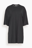 Toteme Casual Dresses Relaxed Tee Dress in Black Relaxed Tee Dress in Black