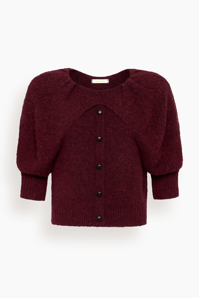 Fritz Sweater in Merlot