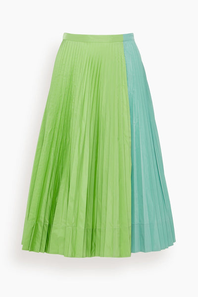 Pleated Skirt in Pistachio