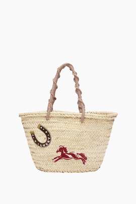 Ace Midi Macrame Basket in Multi