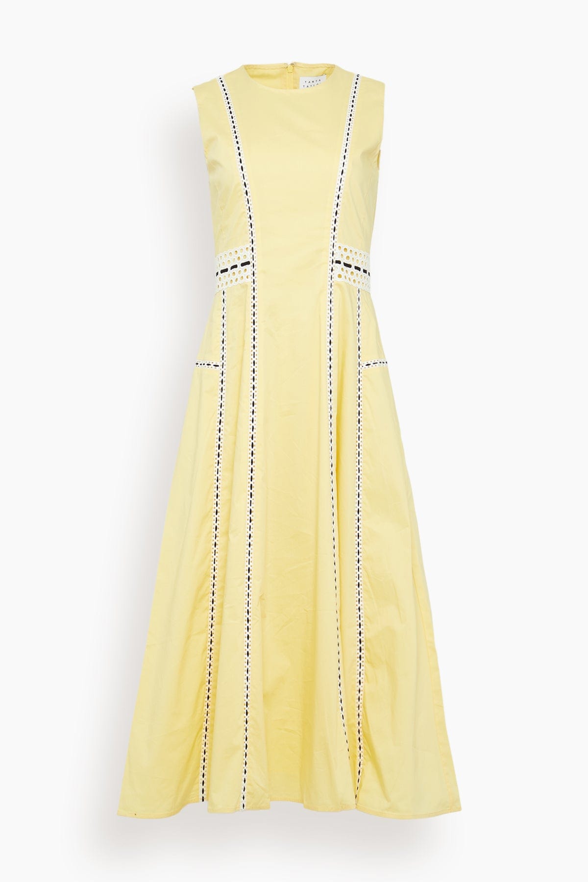 Tanya Taylor Dresses Sloane Dress in Lemon Meringue Sloane Dress in Lemon Meringue