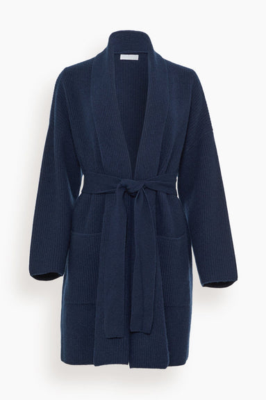 Sablyn Coats Francesca Cashmere Coat in Midnight Navy