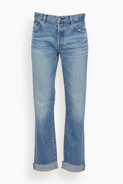 Moussy Ridgemont Straight Cut Jean in Blue – Hampden Clothing