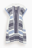 Lemlem Elina Caftan in Marina Blue