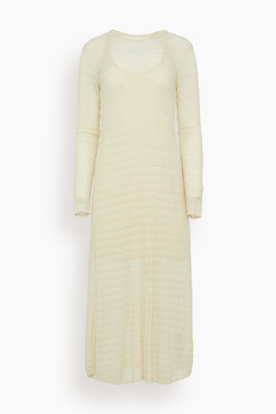 Proenza Schouler White Label Miriam Dress in Ecru Hampden Clothing Proenza Schouler White Label Miriam Dress in Ecru Hampden Clothing