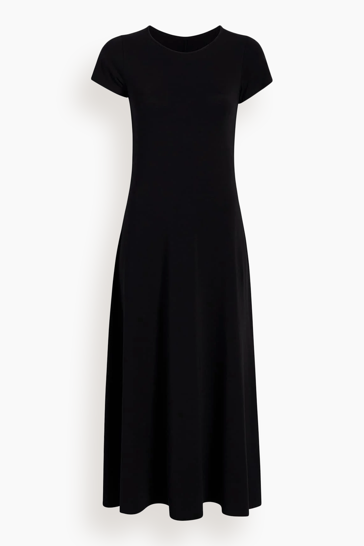 Another Tomorrow Fitted Tee Dress in Black – Hampden Clothing