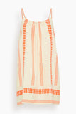 Lemlem Zina Swing Dress in Tigist Flame