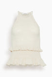 Sea Tops Syble Pointelle Tank Top in Cream