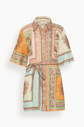 Alberta Mini Dress in Multi