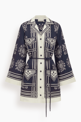 Banderra Mini Dress in Ink