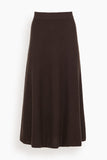 Lisa Yang Torie Skirt in Dark Oak
