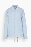 Tanaka Tops The Coach Shirt in Blue The Coach Shirt in Blue