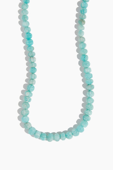 Theodosia Necklaces Carved Candy Necklace in Amazonite