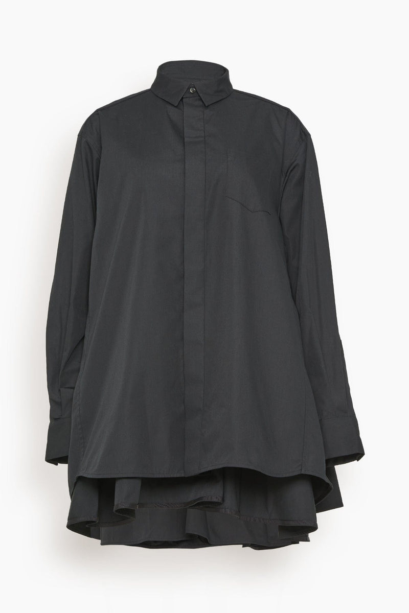 Sacai Cotton Poplin Dress in Black – Hampden Clothing
