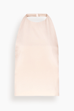 Loulou de Saison Sami Backless Halter Top in Cream Rose