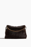 Vanessa Bruno Daily Chain GM Clutch in Chocolat