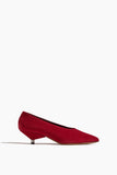 Isabel Marant Ebisa Heels in Scarlet Red