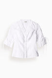 Staud Paolina Top in Ivory