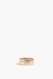 Stoned Fine Jewelry Dachshund Bubby Pinky Ring in 18k Yellow Gold