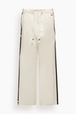 Marni Gabardine Track Pants in Lily White
