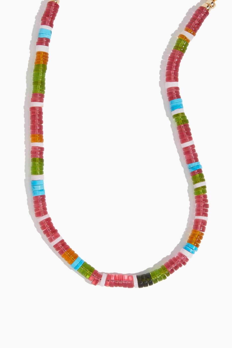 Lizzie Fortunato Necklaces Agosto Necklace in Watermelon Pink