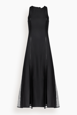 Iraka Detailed Maxi Dress in Black