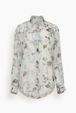 Forte Forte Peonia My Love Creponne Voile Shirt in Glicine
