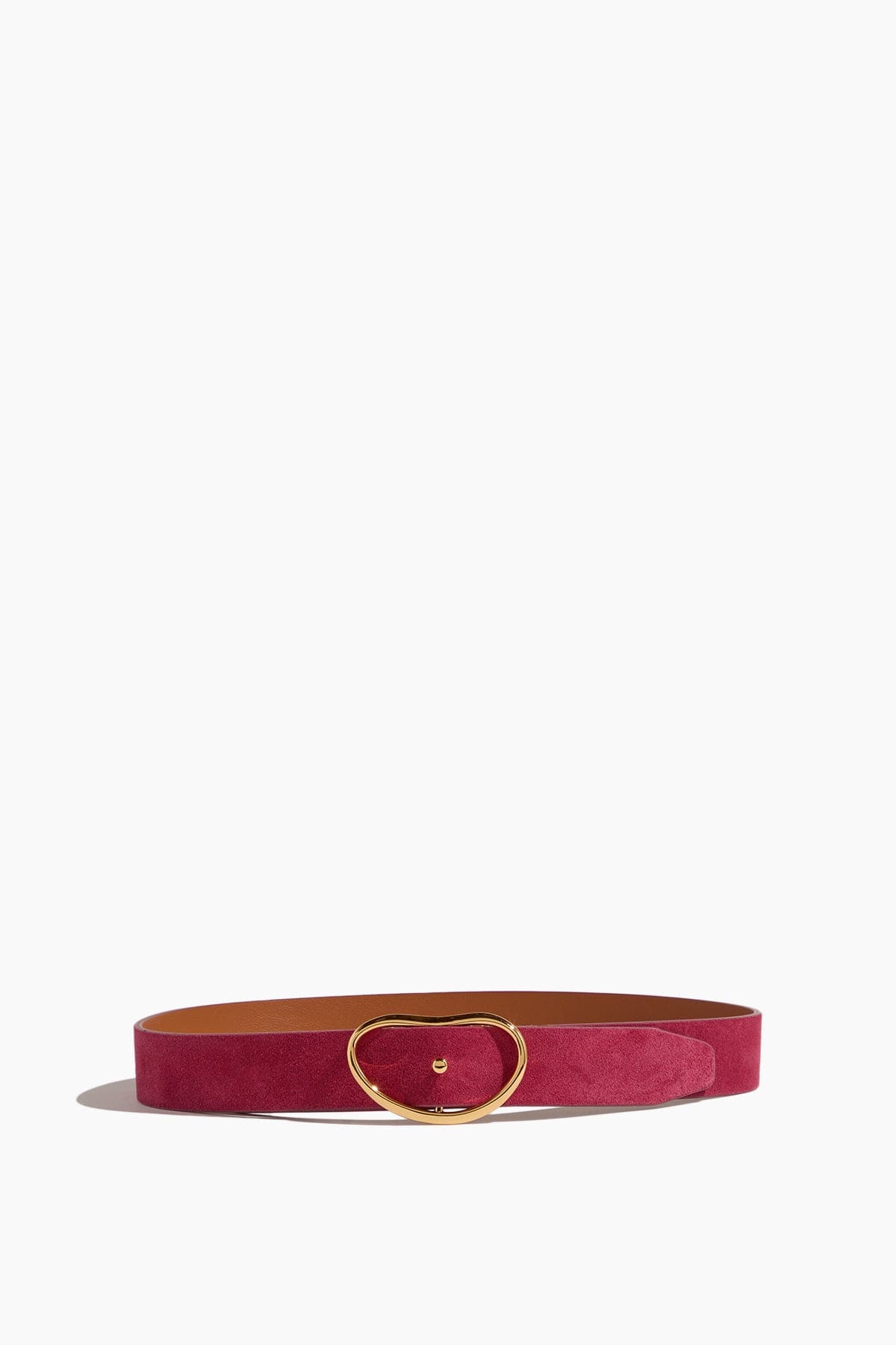 Lizzie Fortunato Belts Wide Georgia Belt in Scarlet Suede Lizzie Fortunato Wide Georgia Belt in Scarlet Suede