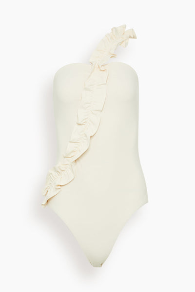 Capri Maillot in Cowrie