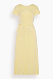 Another Tomorrow Fluid Wrap Dress in Honeysuckle