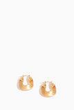 Lizzie Fortunato Earrings Mini Organic Hoops in Honey Yellow Mini Organic Hoops in Honey Yellow