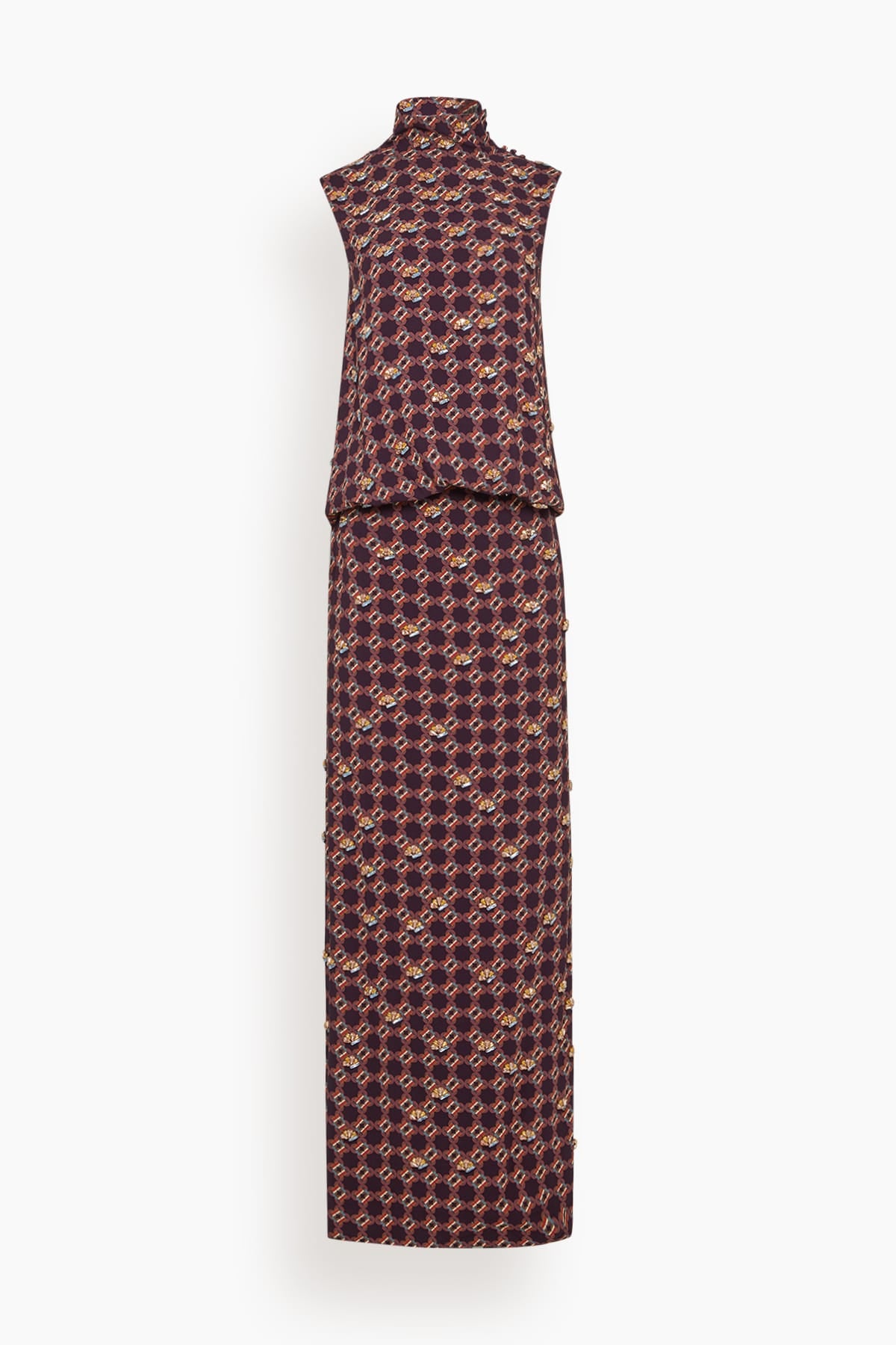 Dries Van Noten Debo Dress in Auber – Hampden Clothing Dries Van Noten Debo Dress in Auber – Hampden Clothing