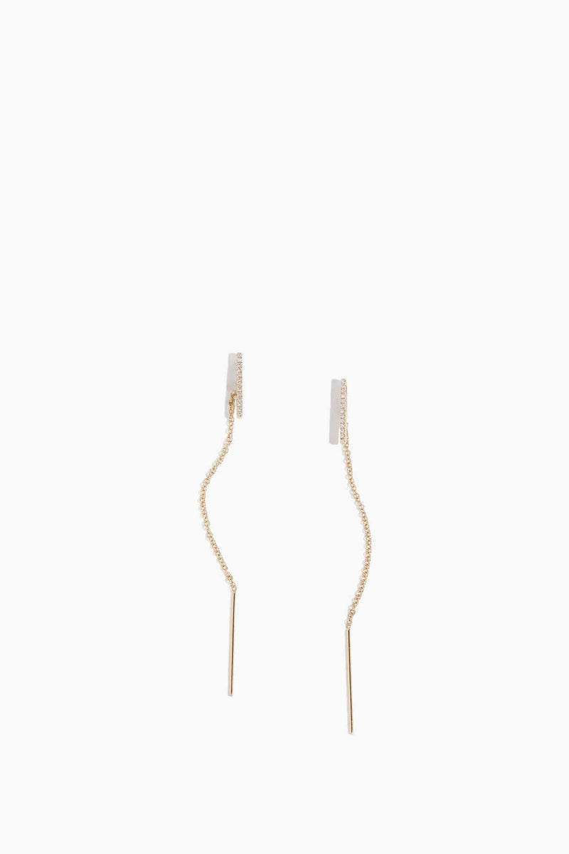 Threader bar hot sale earrings madewell