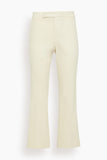 Maria McManus Mid Waisted Flare Pant in Ivory