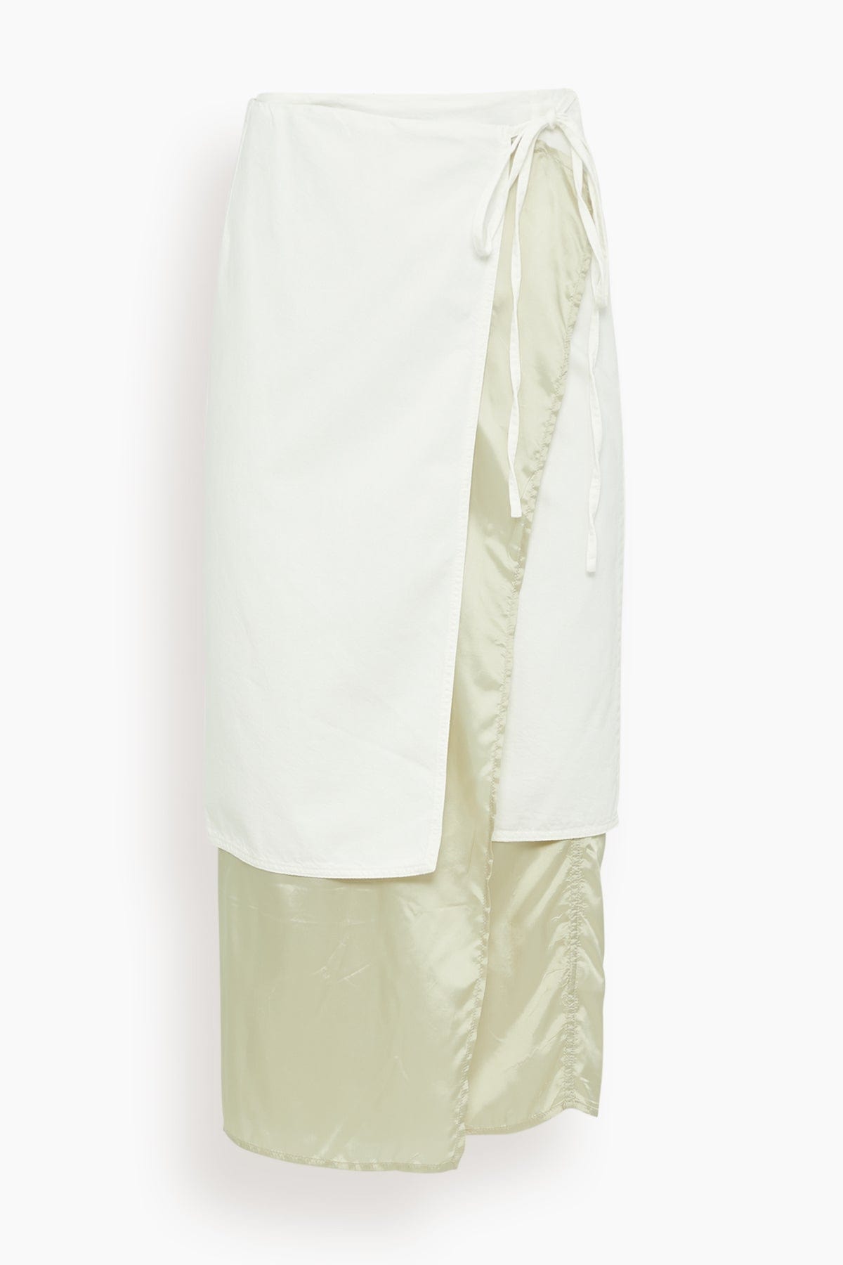 Dries Van Noten Silene Denim Skirt in Off White – Hampden