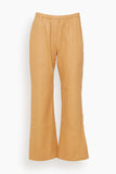 Forte Forte Pants Nappa Leather Flared Pant in Cream