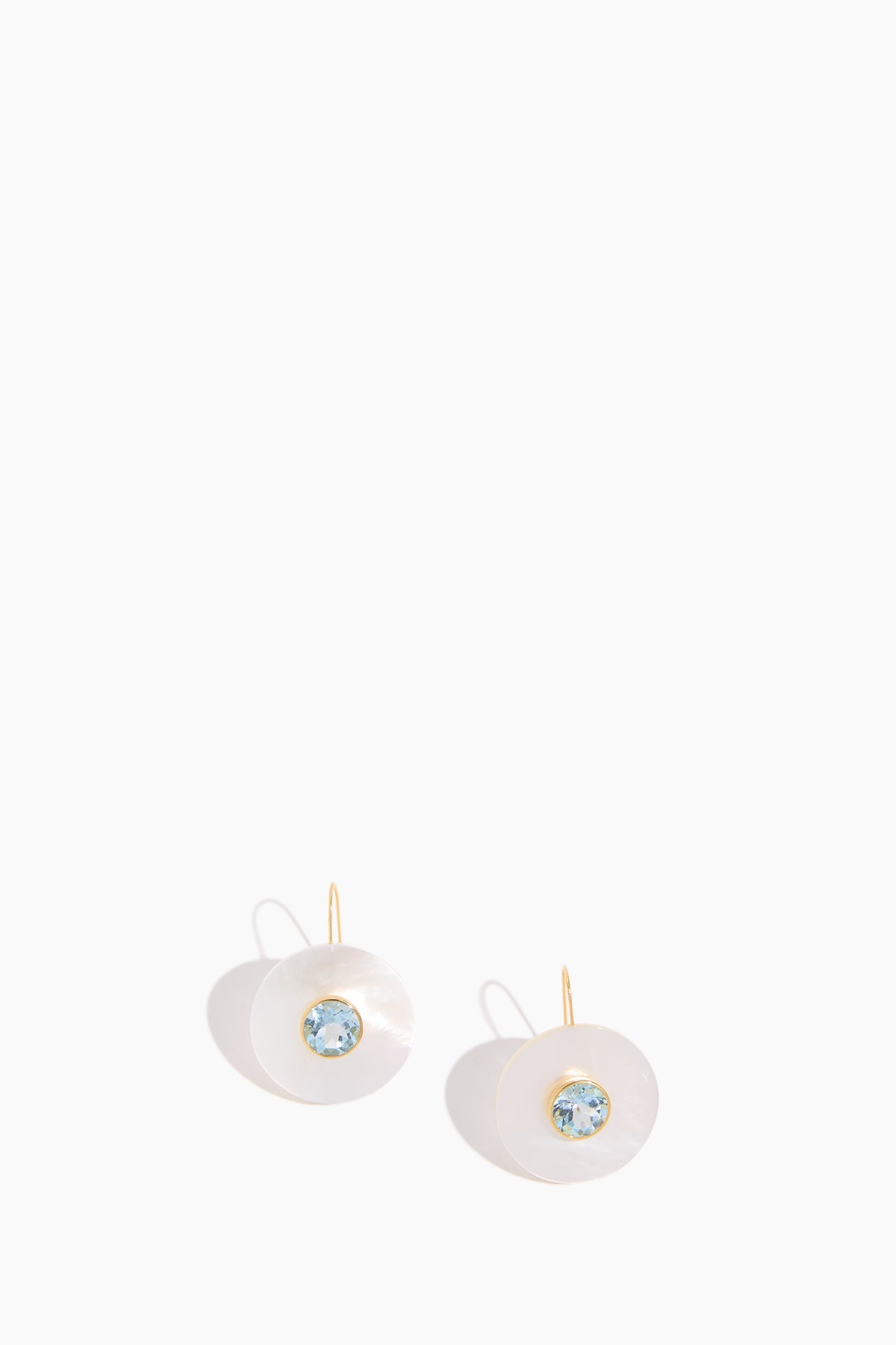 Lizzie Fortunato Earrings Taj Earrings in Blue Topaz Lizzie Fortuanto Taj Earrings in Blue Topaz