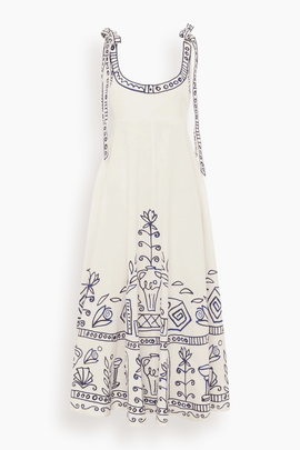 Leela Ballet Sundress in Cream