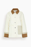 Tanya Taylor Troy Jacket in Chalk