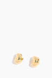 Lizzie Fortunato Earrings Mini Arp Earrings in Studded Gold Mini Arp Earrings in Studded Gold