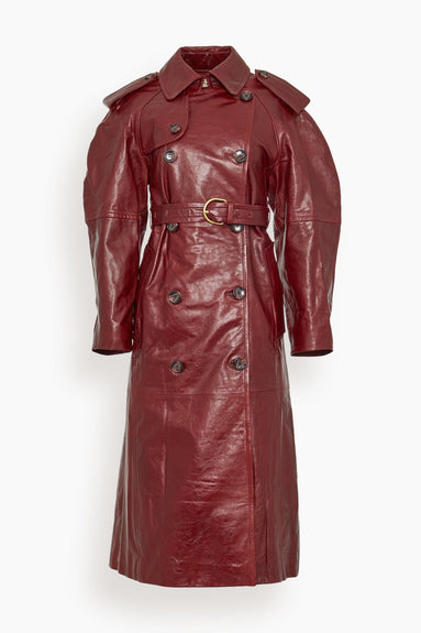 Ulla Johnson Coats Marlowe Coat in Mahogany