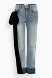 Hellessy Arin Jeans in Medium Wash/Gunmetal
