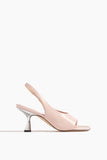 Wandler Strappy Heels Julio Slingback in Pearl Pink Wandler Julio Slingback in Pearl Pink