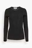 Saint Art Atlas Rib Crewneck Sweater in Black