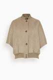 Max Mara Leticia Cape Wrap in Beige