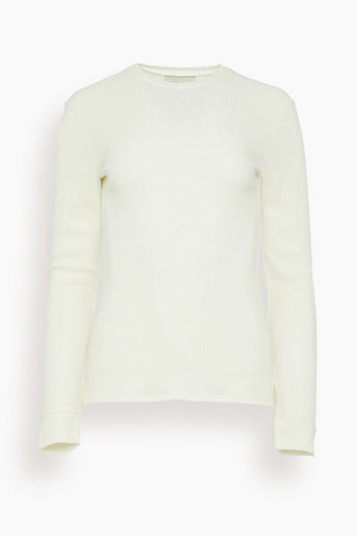 Ortigia Long Sleeve T-Shirt in Ivory